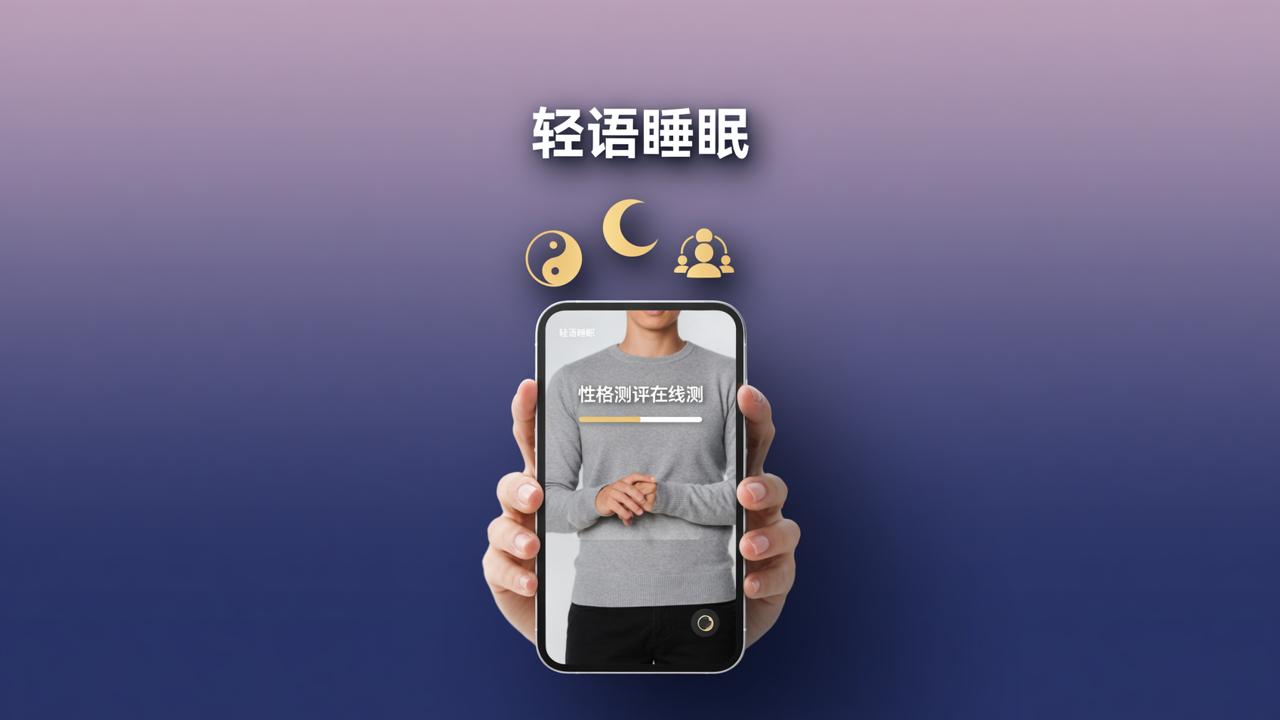 免费情感测试小程序？「轻语睡眠」性格测评/人际测评在线测