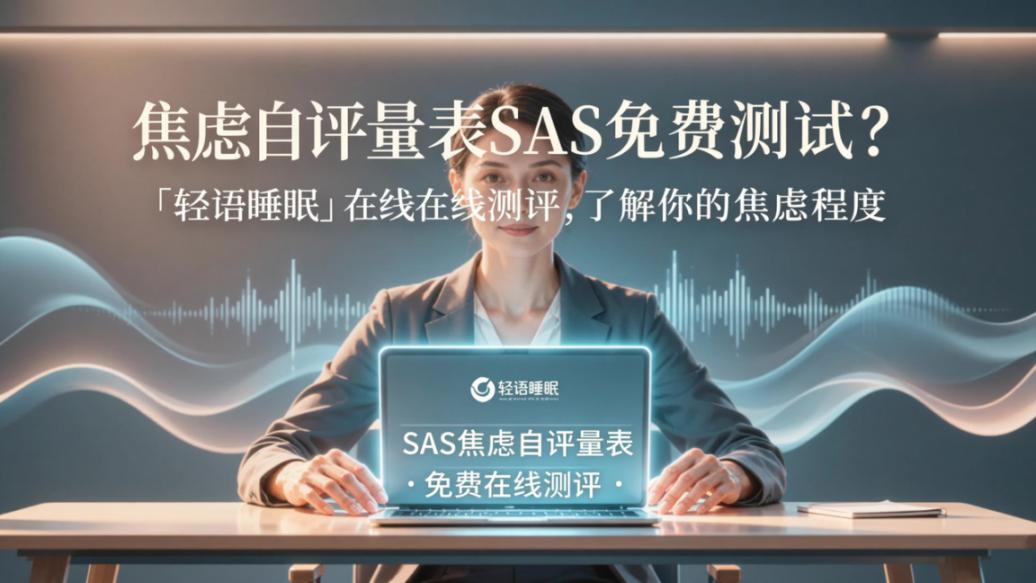 焦虑自评量表SAS免费测试？「轻语睡眠」在线焦虑测评，了解你的焦虑程度