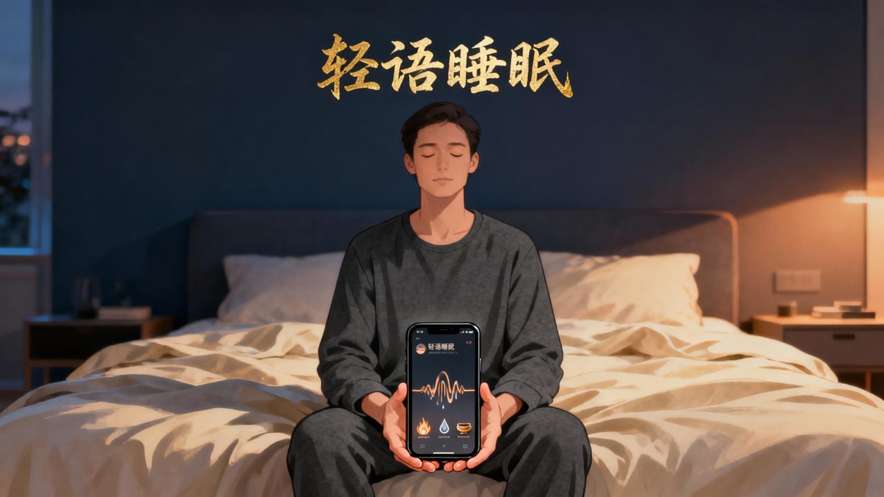 睡前总想刷手机？「轻语睡眠」火声雨声钵音助眠，帮你远离蓝光安心入睡