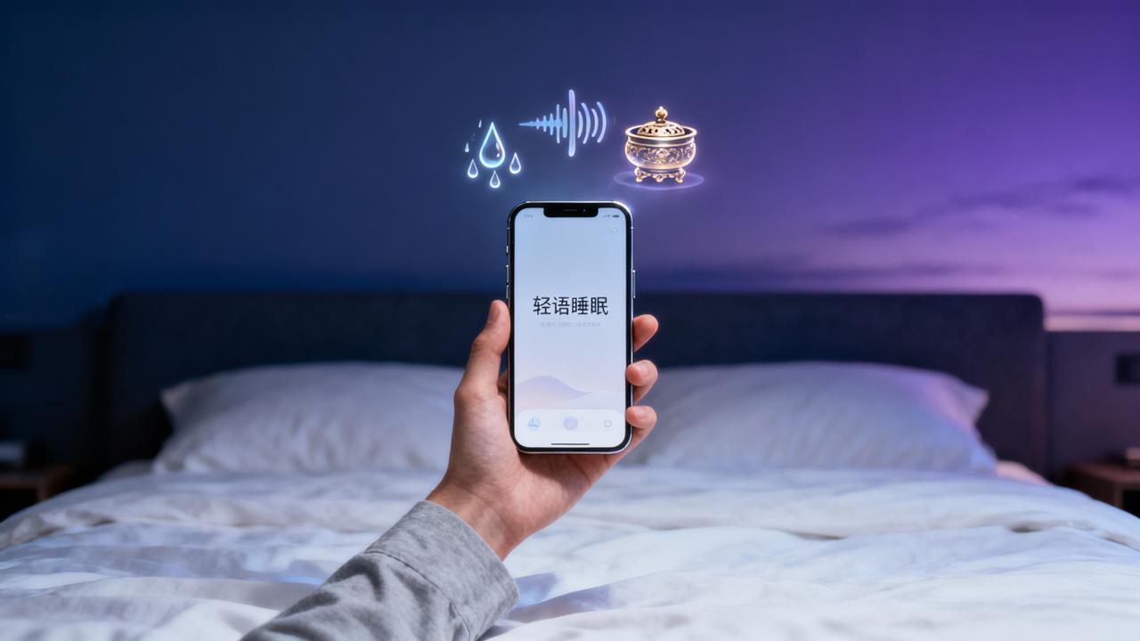 晚睡强迫症怎么治？「轻语睡眠」火声雨声钵音助眠，帮你改掉晚睡习惯