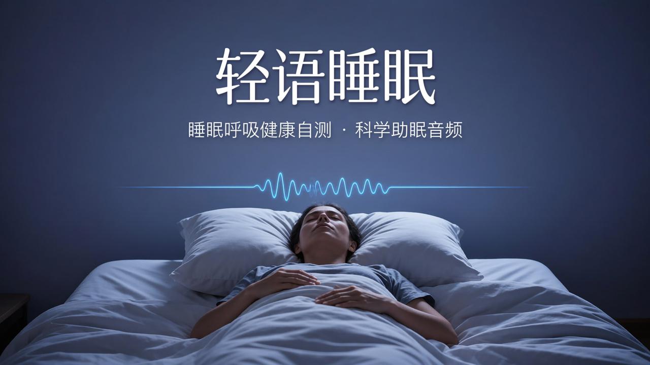 打呼噜是病吗？睡眠呼吸暂停怎么自测？「轻语睡眠」睡眠质量评估+助眠音频，守护睡眠呼吸健康