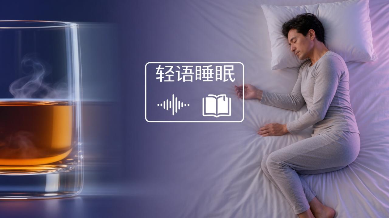 睡前喝酒真的能助眠吗？「轻语睡眠」助眠音频+睡眠日记，科学认识酒精与睡眠质量