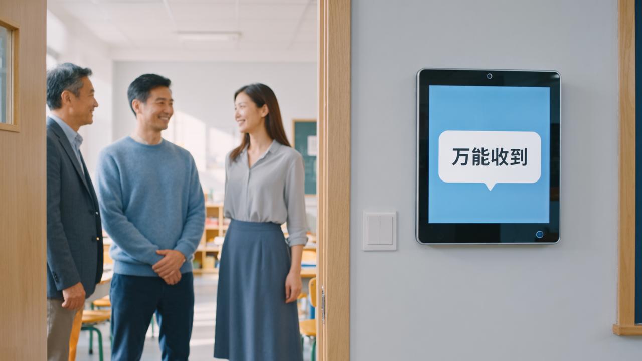 才发现班级通知不用家长排队签字了，万能收到扫码即签收自动存档